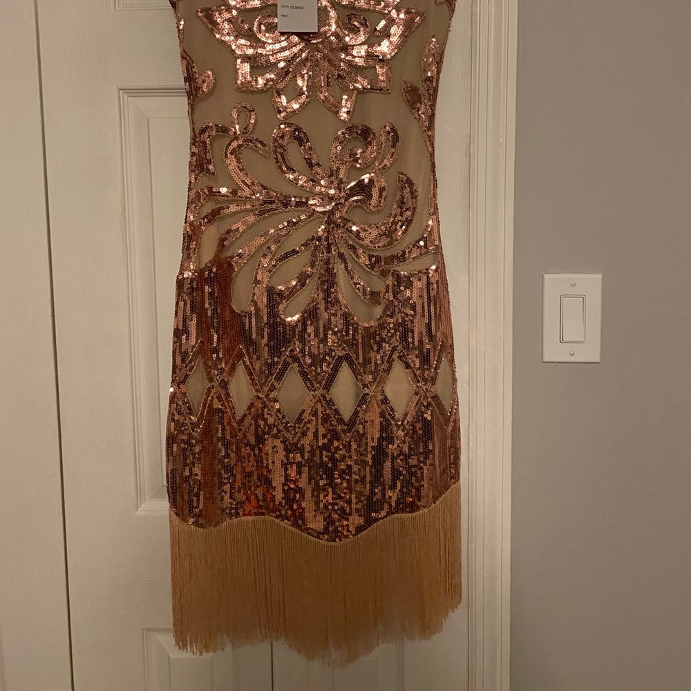 Unique vintage gatsby inspired dress - Picture 4 of 7
